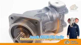 Qualidade OEM A2FM63 Rexroth Série 6 Pistão Axial Motor Fixo Preço de Fábrica Expedição Vitrine Rápida