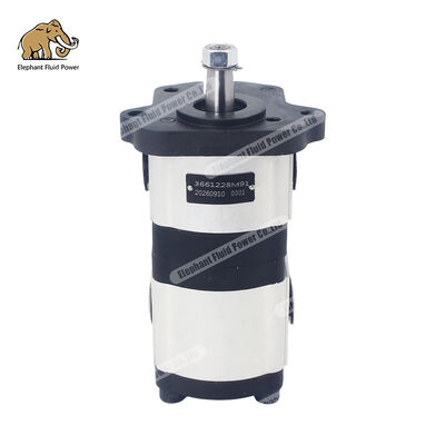 Heavy-duty stable 3661228M91 hydraulic gear pump: original factory-grade, direct-fit, dual-stage high-pressure, high-efficiency delivery.