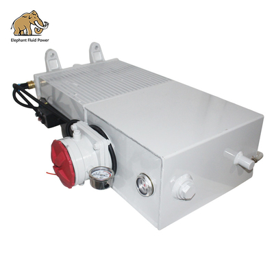 Em estoque Refrigerador de óleo para misturador de betão Radiador 18L 20L 24L 26L Ventilador, para caminhão de mistura de betão Produção, Reparação