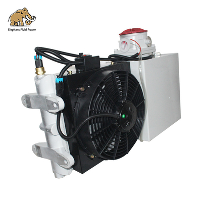 Em estoque Refrigerador de óleo para misturador de betão Radiador 18L 20L 24L 26L Ventilador, para caminhão de mistura de betão Produção, Reparação