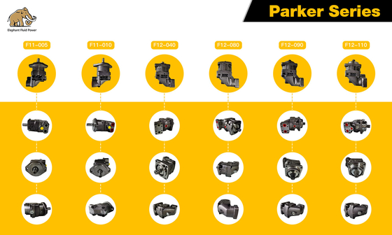 Parker F11 F12 F11-005-MB-CV-K-000 Parker Motor de pistão hidráulico para substituição original
