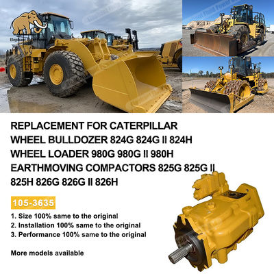 105-3635 Montagem de bomba hidráulica para a Caterpillar 824G 824H 980G 980H com correspondência precisa e excelente desempenho